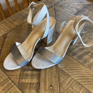 Allegra K Silver Heels 8.5